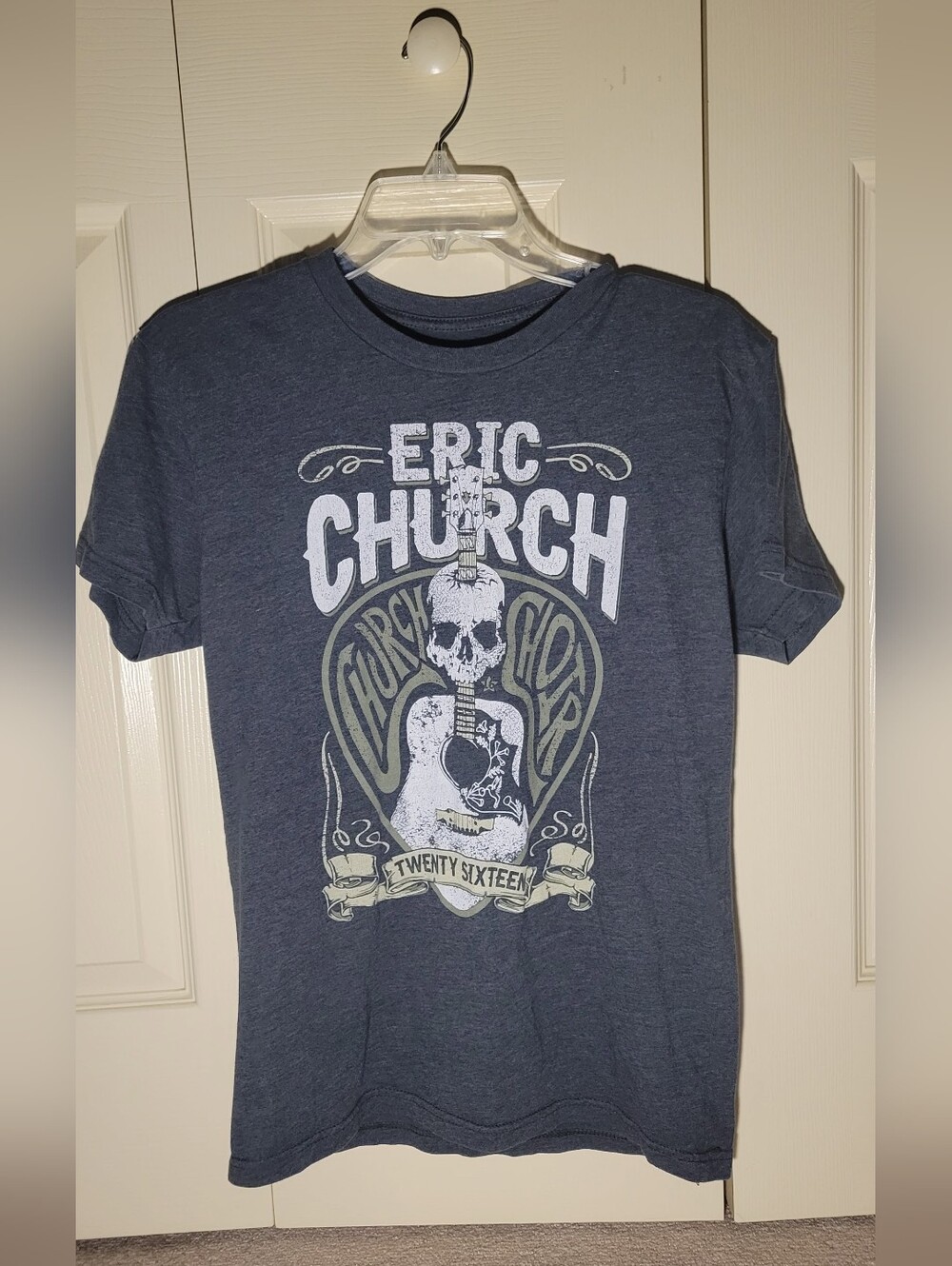 Men's Eric Church Graphic Tee - Navy Blue/Gray
